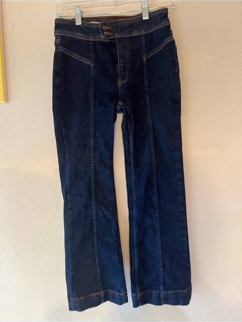 Pilcro Dark Blue Straight leg Women's Jeans